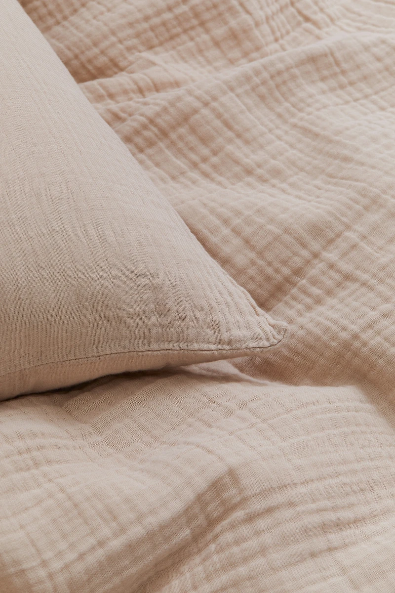 Muslin Twin Duvet Cover Set