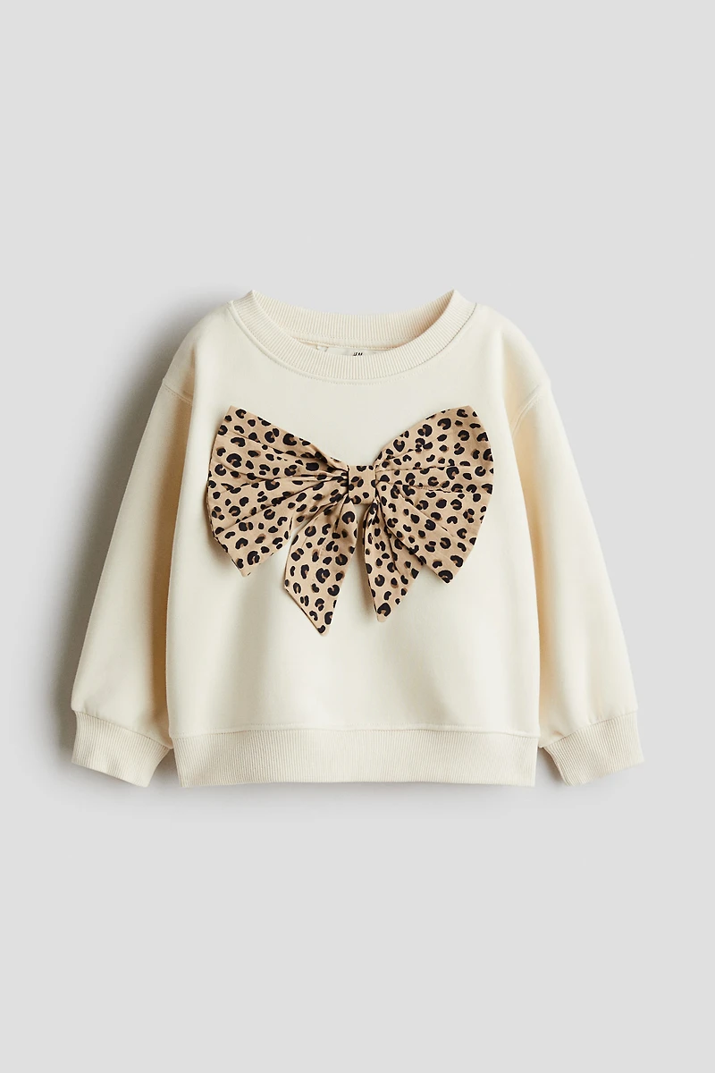 Bow-Detail Sweatshirt