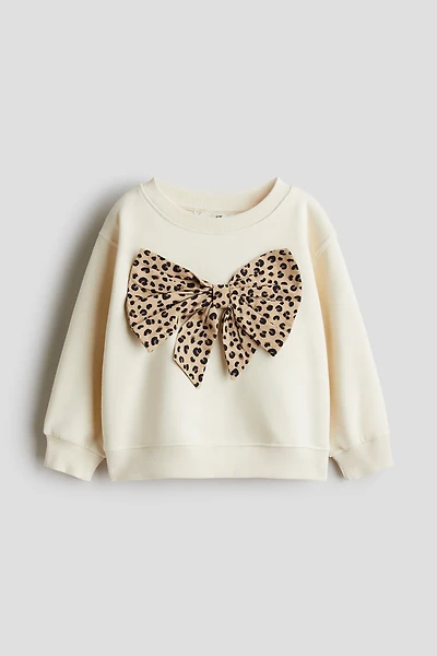 Bow-Detail Sweatshirt