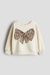 Bow-Detail Sweatshirt