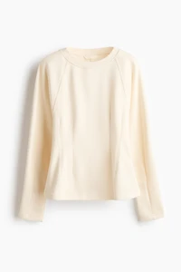 Tapered-Waist Sweatshirt