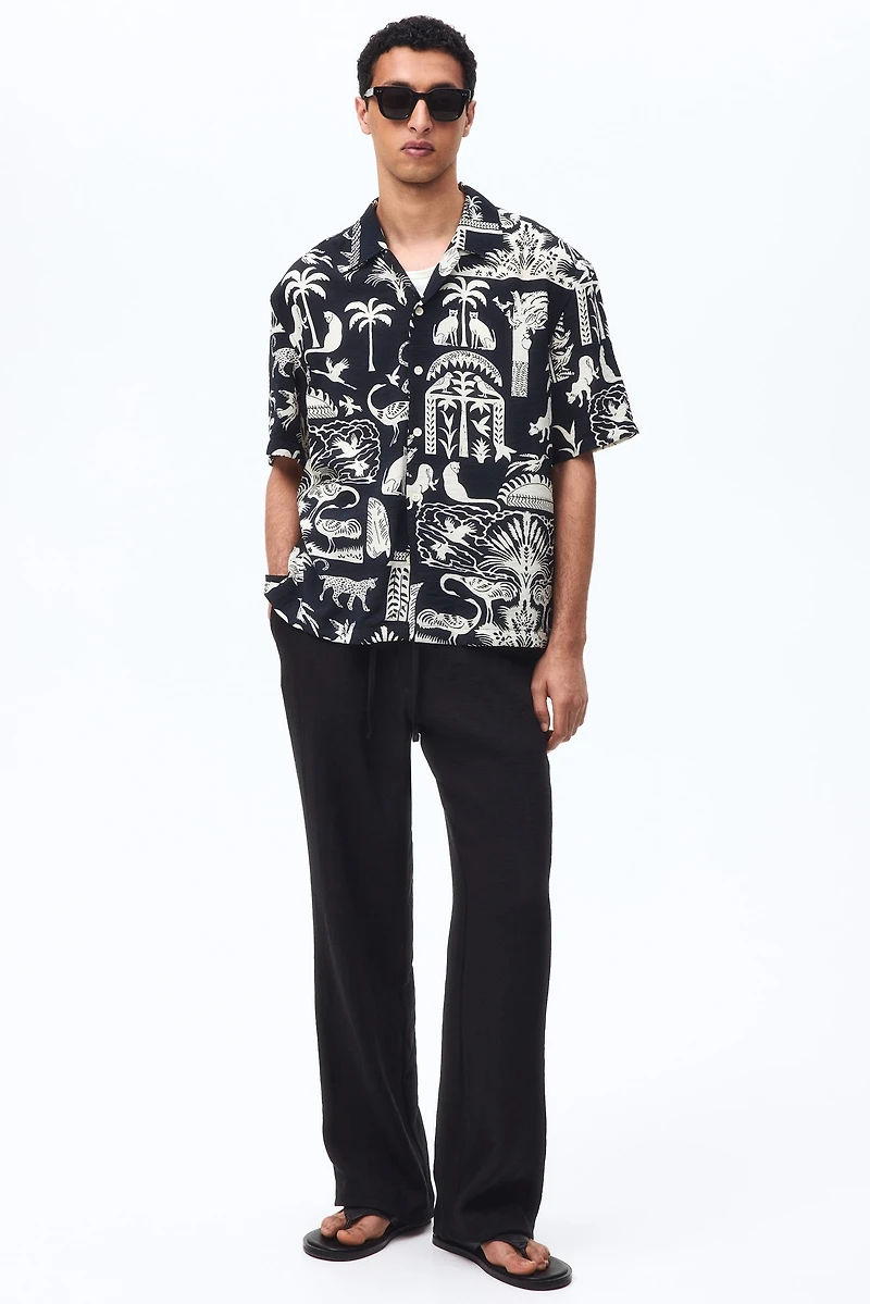 Relaxed-Fit Printed Resort Shirt