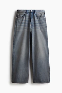 Jean large à taille haute
