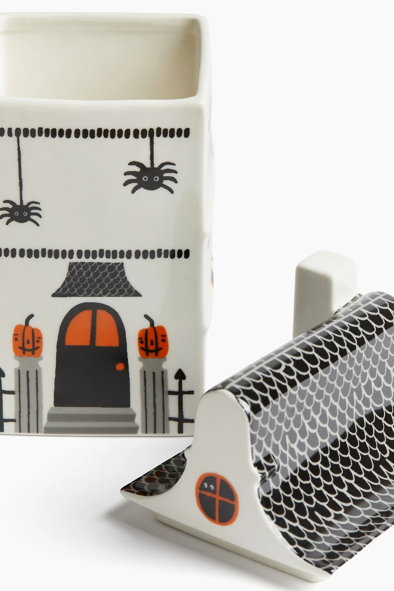 Pot à biscuits en porcelaine