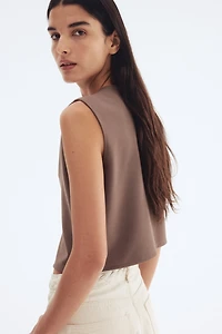 Button-Decorated Top