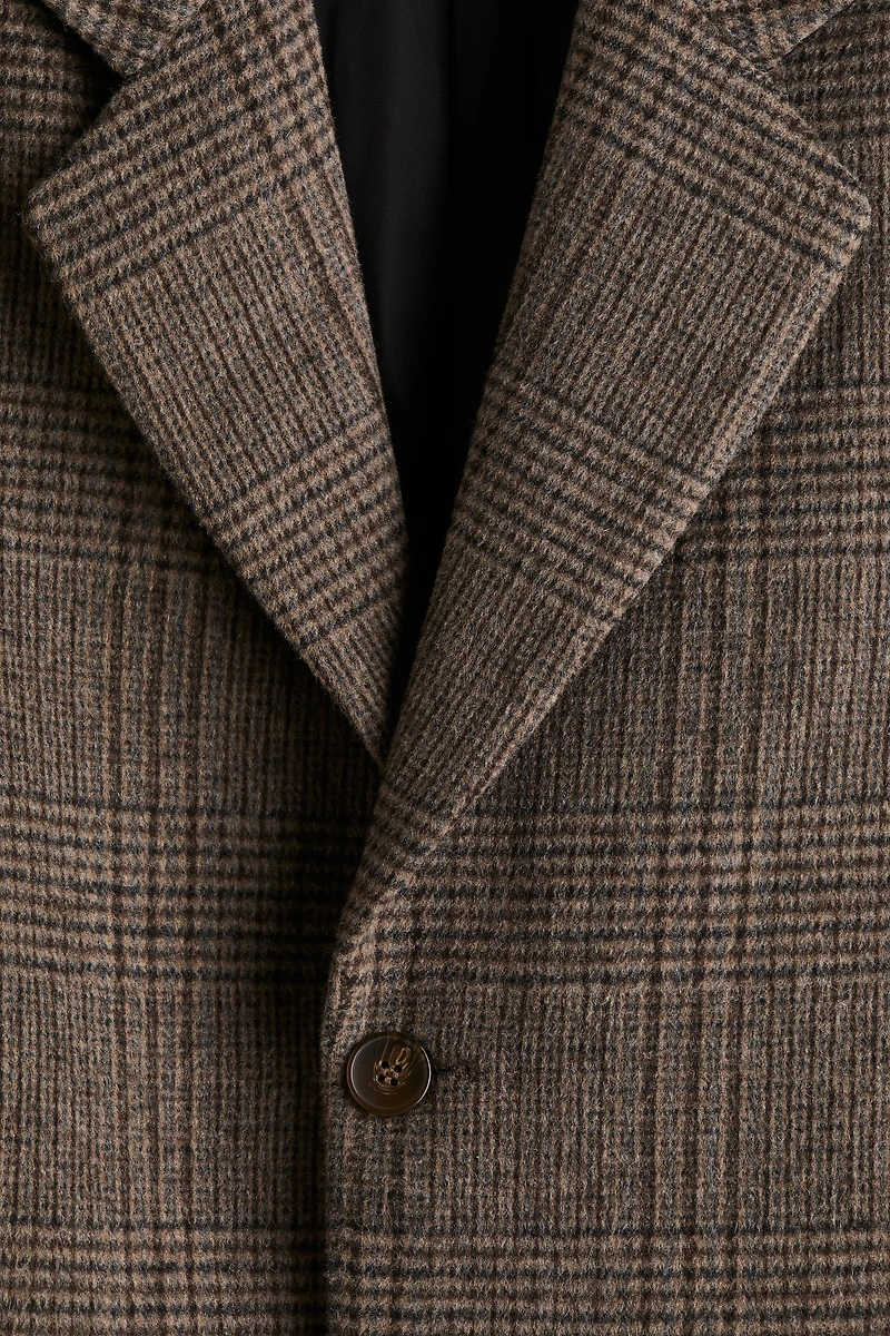 Manteau en laine mélangée