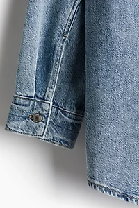 Chemise ample en denim très doux et léger