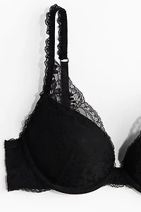 Soutien-gorge super pigeonnant en dentelle