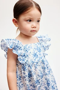 Robe empire en coton