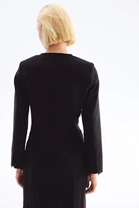 Linen-Blend Jacket