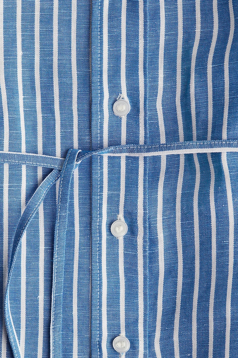 MAMA Before & After Linen-Blend Shirt