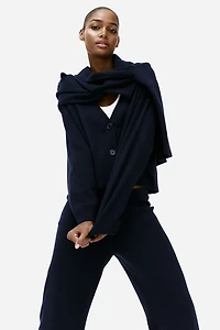Fine-Knit Cardigan