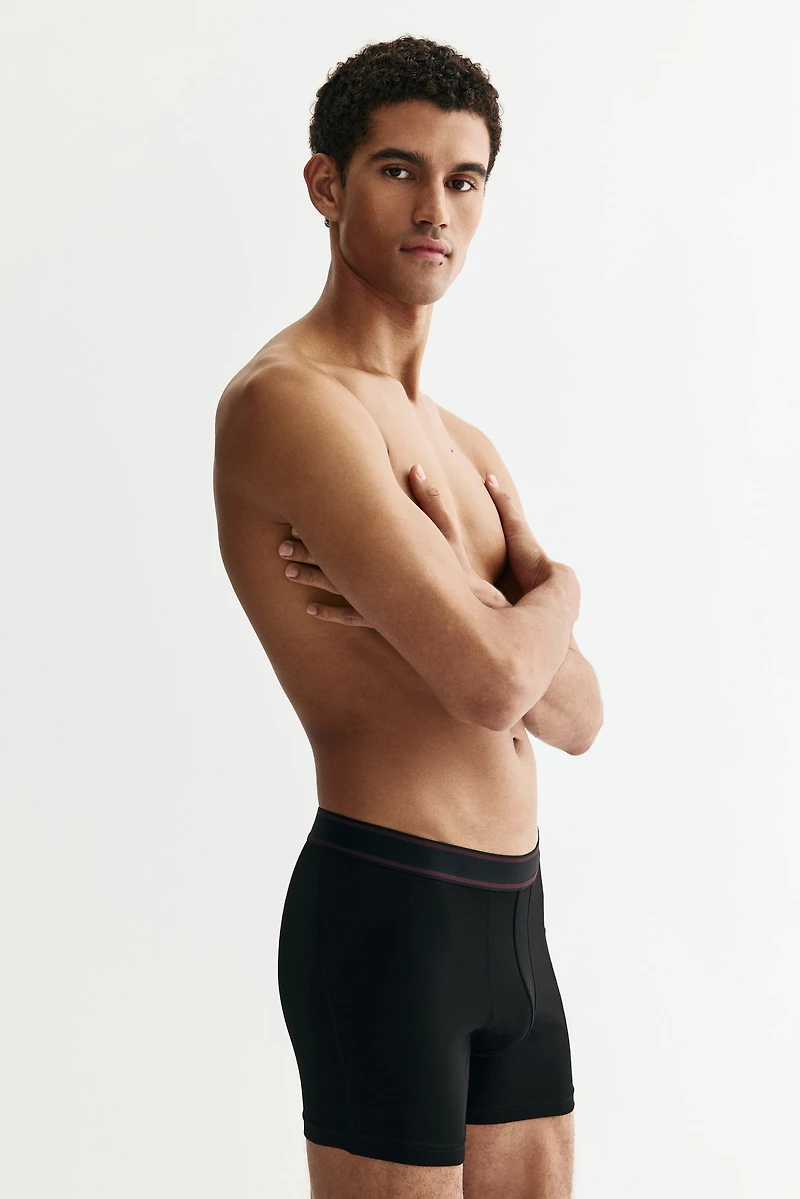 3-Pack Mid-Length Boxer Briefs