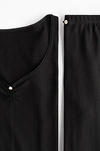 Pyjama en pointelle de coton