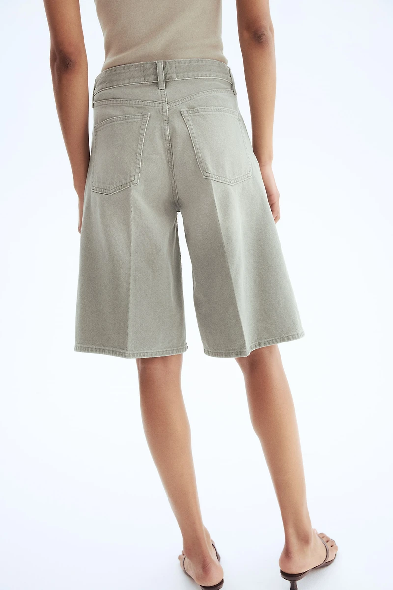 Denim Bermuda Shorts