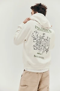 Chandail à capuchon imprimé Coupe Flottante