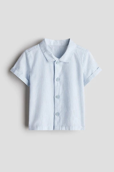 Short-sleeved Cotton Shirt