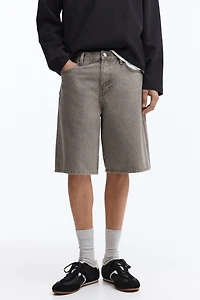 Relaxed Denim Shorts