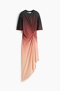 Knot-Detail T-Shirt Dress
