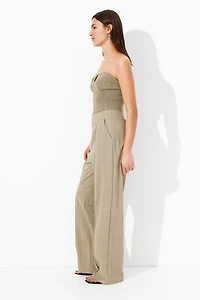 Pantalon habillé avec taille haute