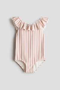 Ruffle-Trimmed Swimsuit