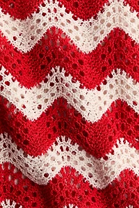 Crochet-Look Jacquard Jersey Top