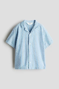 Cotton Seersucker Shirt