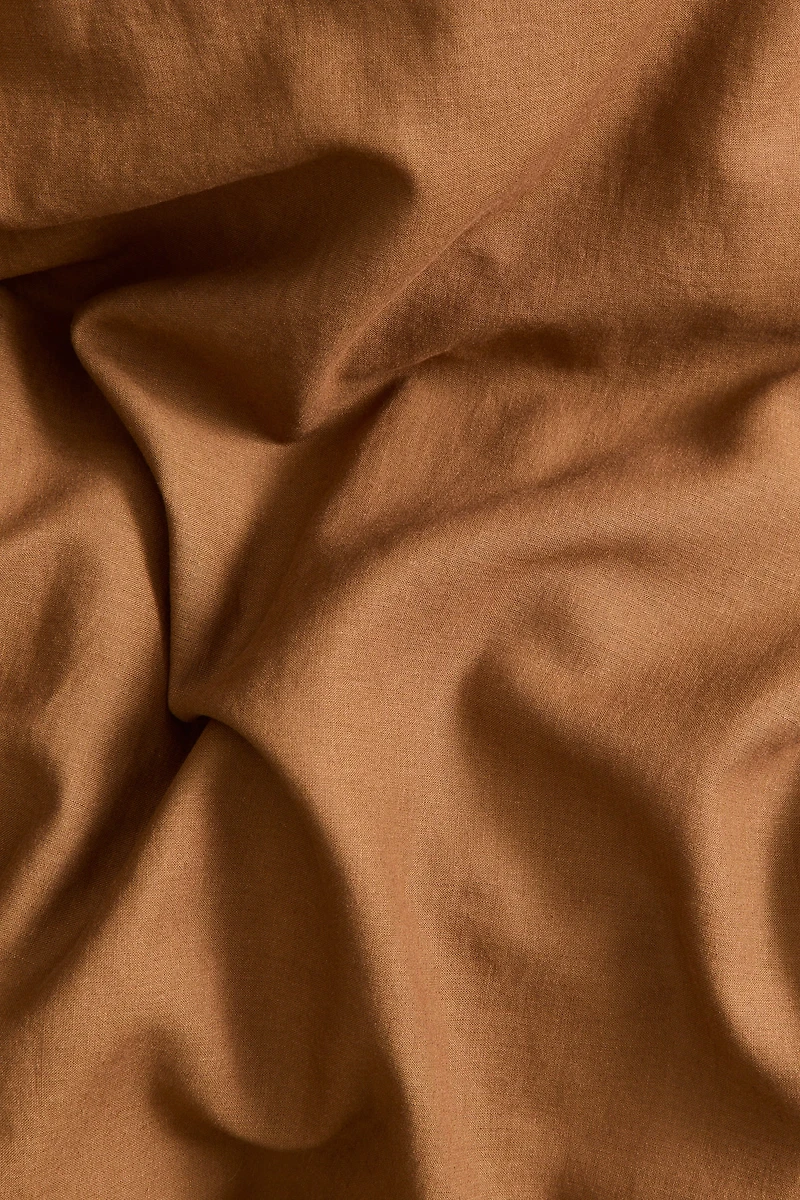 Linen-blend King/Queen Duvet Cover Set