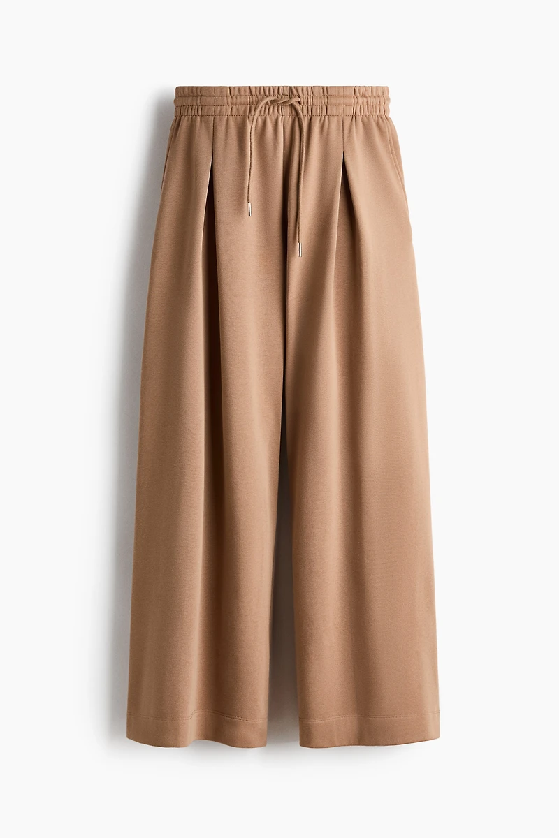 Pleat-Detail Drawstring Pants