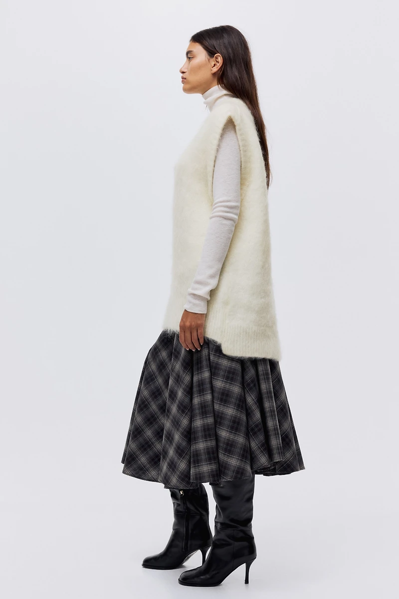 Mohair-Blend Sweater Vest