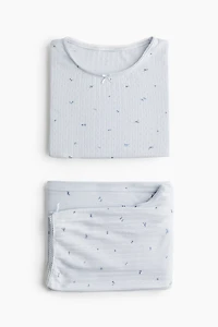 Pointelle Jersey Pajamas