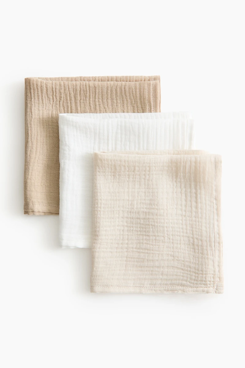 3-Pack Muslin Cloths