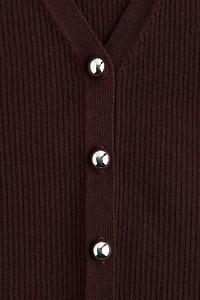 Button-Front Sweater Vest