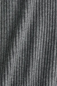 Wide-Leg Rib-Knit Pants