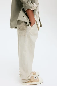 Pantalon en lin mélangé