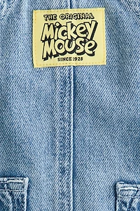 Overall Shorts with Embroidered Details