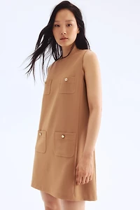 Pocket-Detail Shift Dress
