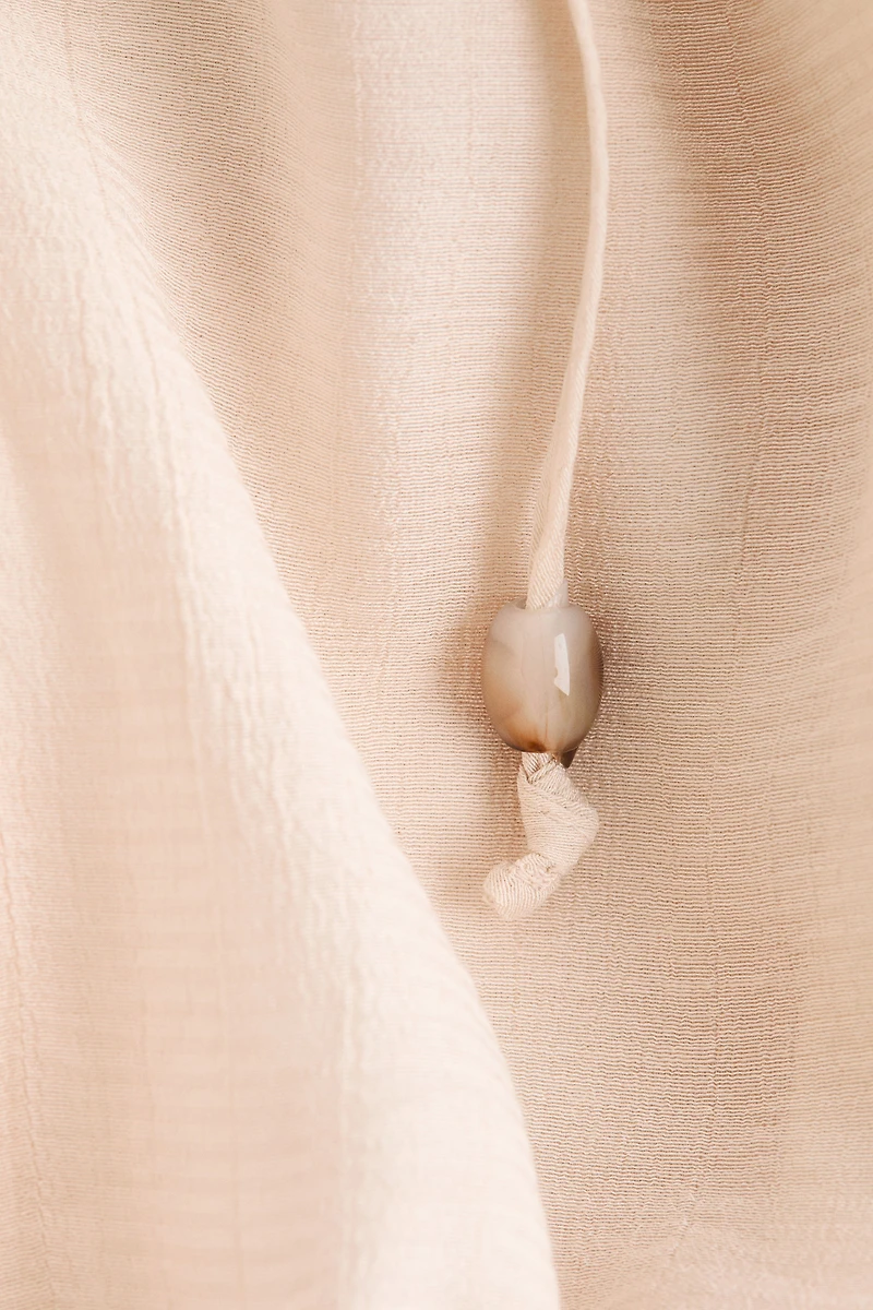 Oversized Crêpe Blouse