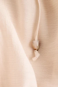 Oversized Crêpe Blouse