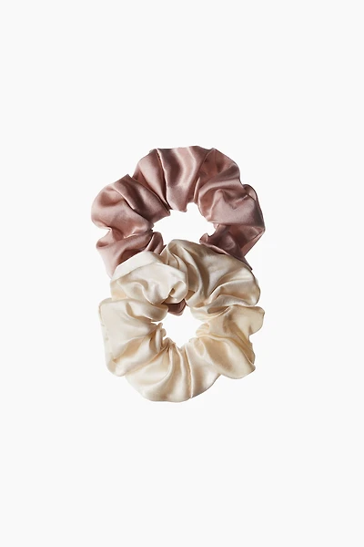 2-pack Silk Scrunchies