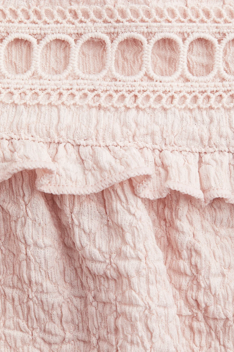 Textured Jersey Top