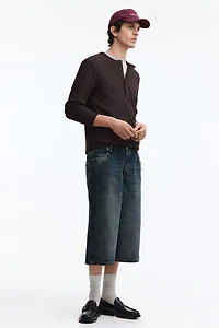 Short ample en denim