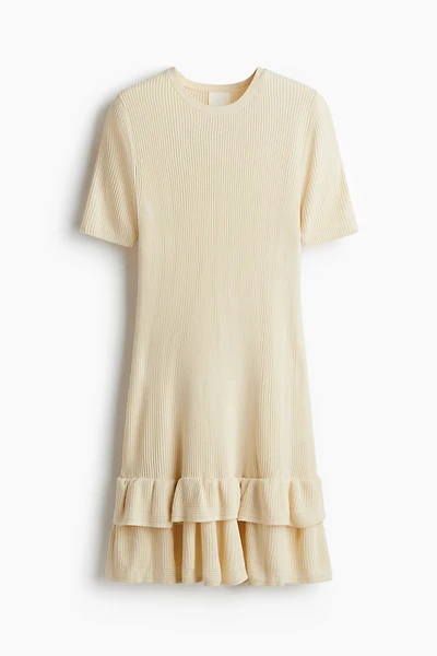 Rib-Knit Dress