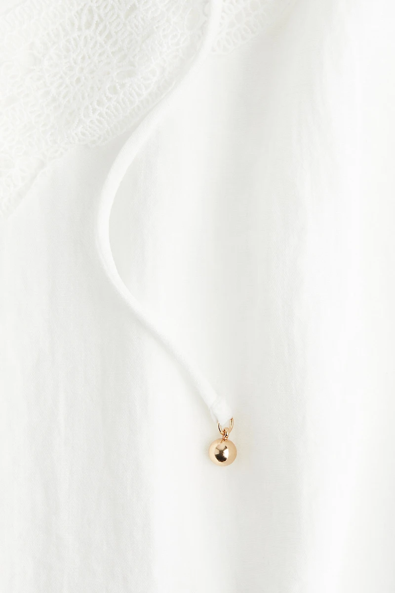 Embroidered-Detail Dress