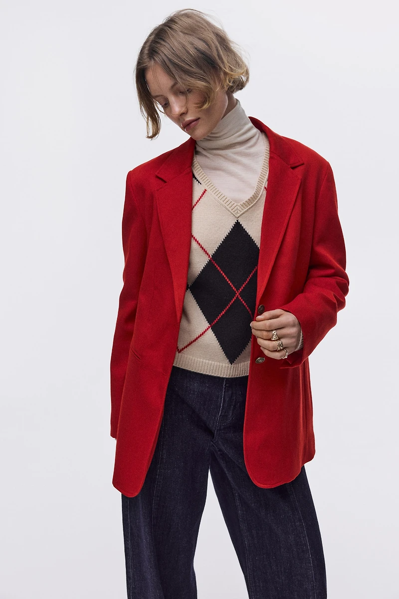 Single-Breasted Blazer