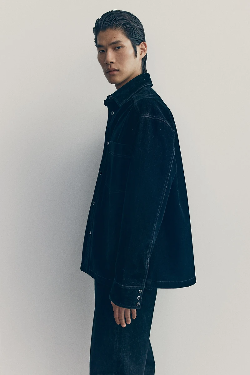 Brushed Twill Overshirt