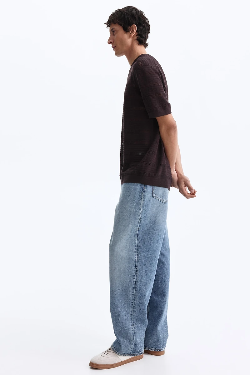 T-shirt près du corps en tricot