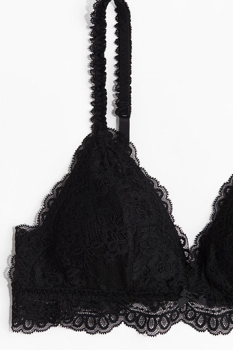Padded Soft-Cup Lace Bra
