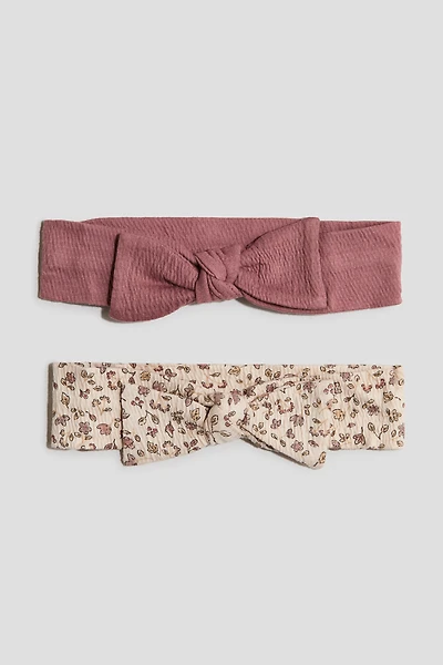 2-pack Bow-detail Hairbands