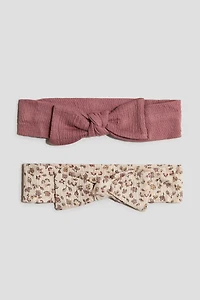 2-pack Bow-detail Hairbands